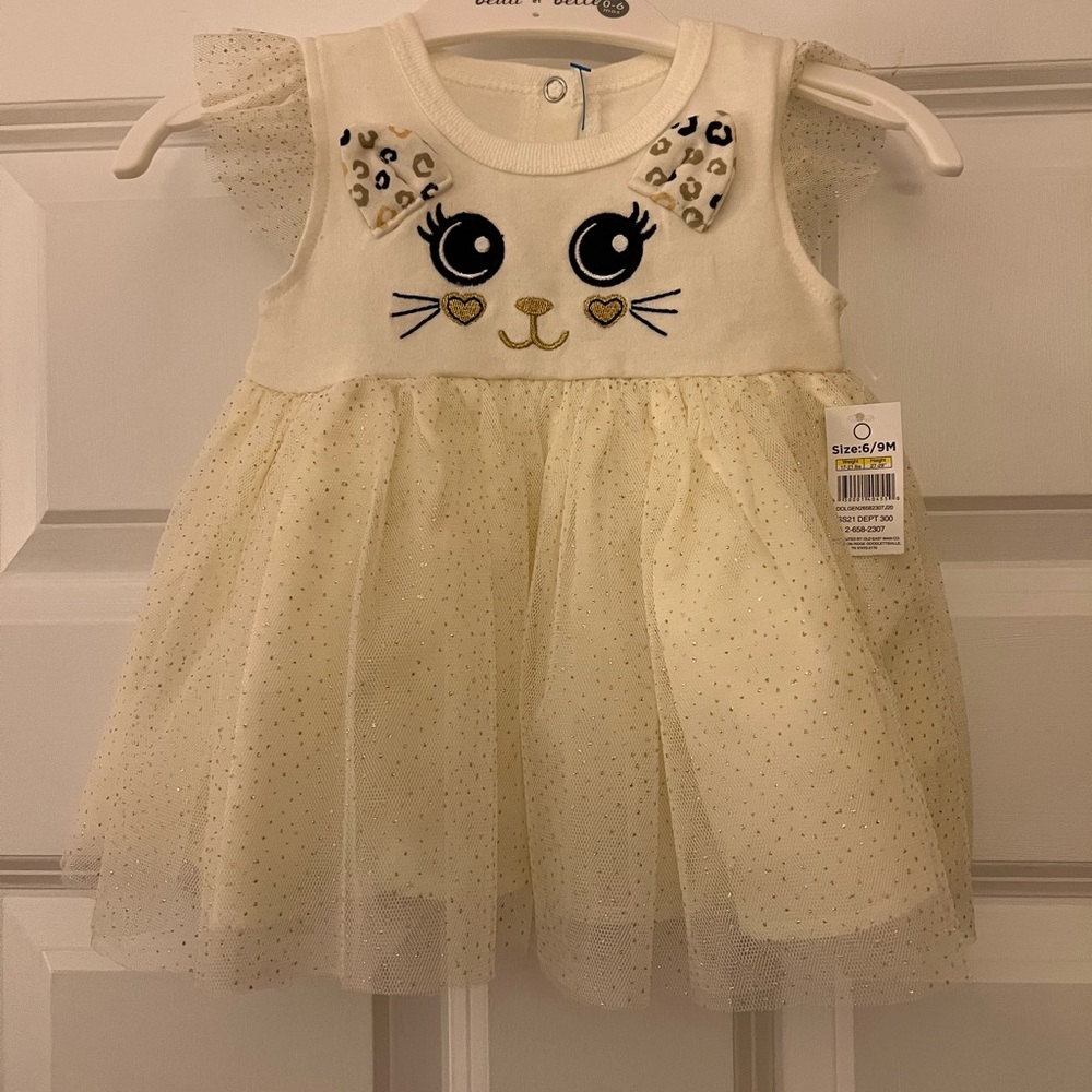 Baby Dress, cotton 6-9 months NWT